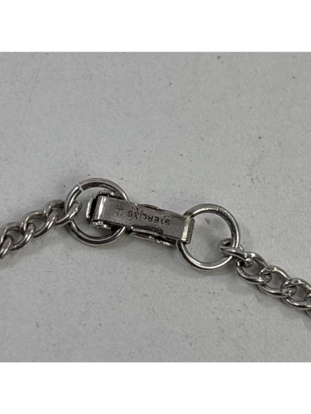 Vtg Beta Sigma Phi Sorority Heart Charm Bracelet Sterling Silver 7.5" 1966 1967 - Picture 3 of 5